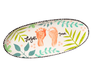 Cary Footprint Leaf Plate