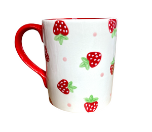 Cary Strawberry Dot Mug