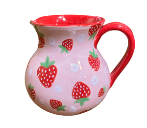 Cary Strawberry Pitcher