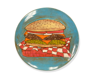 Cary Hamburger Plate