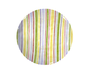 Cary Striped Fall Plate