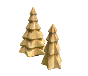 Cary Rustic Glaze Faceted Trees