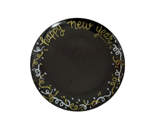 Cary New Year Confetti Plate