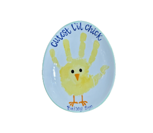 Cary Little Chick Egg Plate