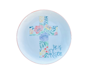 Cary Floral Cross Plate